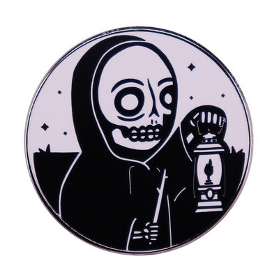 C3568 Хелоуин Филм на ужасите Емайлирана игла Игли за ревери Раници Мъже Дамски брошки върху дрехи Куфарче Значки Бижута Украсете