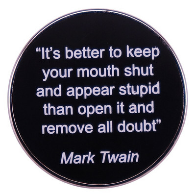 C3561 Quotes Collection Καρφίτσες από σμάλτο Cool Saying καρφίτσες για ρούχα Σακίδια πλάτης Σήματα με πέτο Μόδα κοσμήματα Αξεσουάρ Δώρα