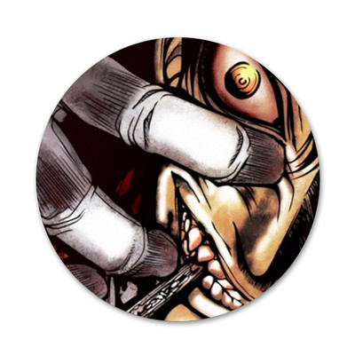 58mm Anime Hellsing Alucard Ikony fanúšikov Špendlíky Odznak Dekorácia Brošne Kovové Odznaky Na Dekoráciu Batohu