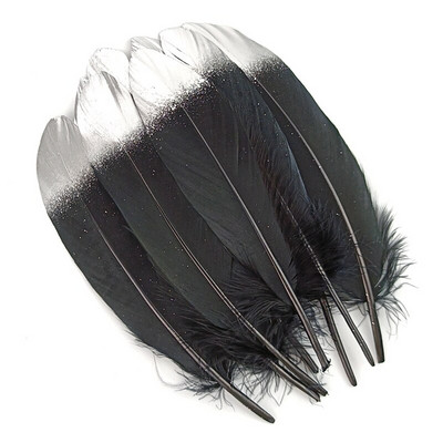 20 buc/lot, auriu, auriu, negru, rață, pene de gâscă, pentru meșteșuguri, vaze de bricolaj, pene de gâște, decorare, accesorii pentru coafură indiană