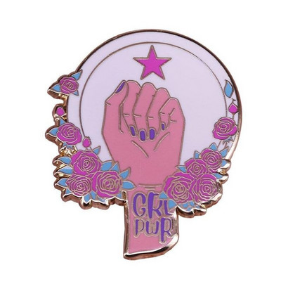 D3187 Homegaga Feministlik pross ja emailnõelad metallist moeehted reväärinõelad rinnamärgi tarvikud Kingitus naistele