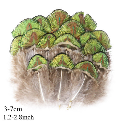 50 buc. pene naturale de fazan de păun pentru meșteșuguri Accesorii pentru fabricarea de bijuterii Decorare de nuntă Captorul de vise Plume Comert cu ridicata