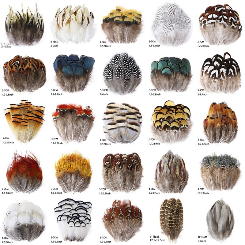 50 buc. pene naturale de fazan de păun pentru meșteșuguri Accesorii pentru fabricarea de bijuterii Decorare de nuntă Captorul de vise Plume Comert cu ridicata