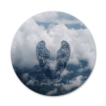 58 мм луксозни Ghost Stories Coldplay икони щифтове брошки за украса на значки метални значки за украса на раница