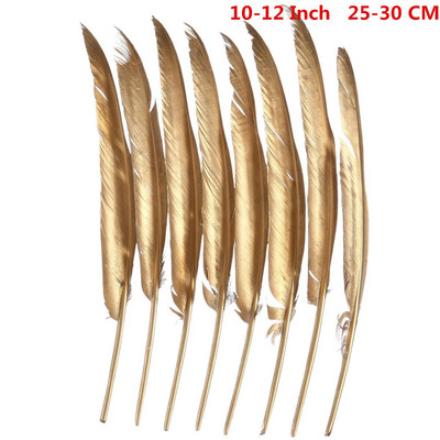 Comerț en-gros cu sclipici Aur Argintiu Pene de gâscă/rață scufundate pentru meșteșuguri Accesorii de bijuterii Îmbrăcăminte DIY Decorare nuntă Pene