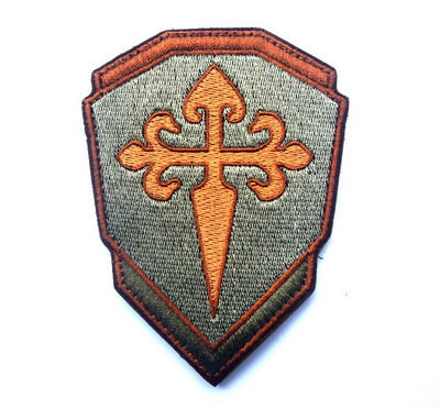 100% broderie Peace Walker Insignia aliaj echipament MGS OUTER HEAVEN Insigne brodate pentru braț Insignă cu lipici pe spate Patch epolet