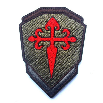 100% broderie Peace Walker Insignia aliaj echipament MGS OUTER HEAVEN Insigne brodate pentru braț Insignă cu lipici pe spate Patch epolet