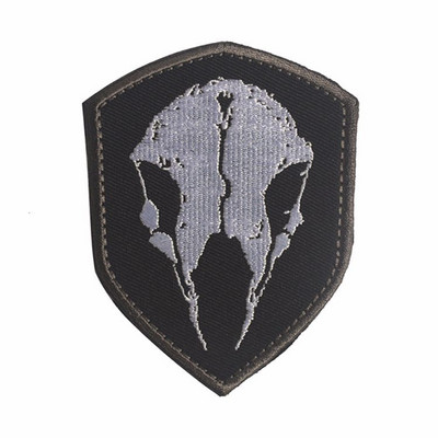 100% broderie Peace Walker Insignia aliaj echipament MGS OUTER HEAVEN Insigne brodate pentru braț Insignă cu lipici pe spate Patch epolet