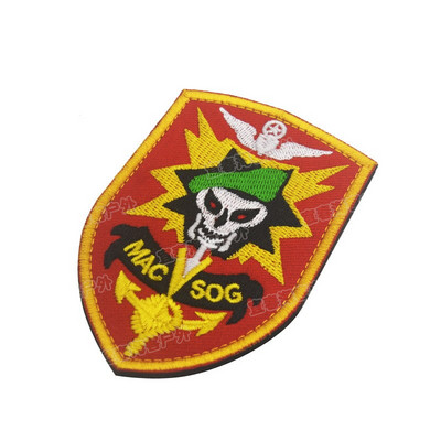 100% broderie Peace Walker Insignia aliaj echipament MGS OUTER HEAVEN Insigne brodate pentru braț Insignă cu lipici pe spate Patch epolet