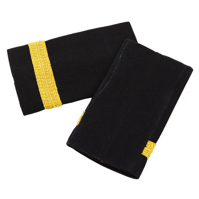 Tradicinės bandomosios juostelės epaletės mados auksinės juostelės sagės epaletės uniforminiams marškiniams Profesionalūs pečių lentos ženkleliai amatai