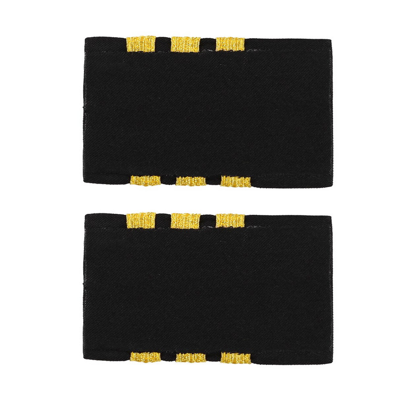 Tradicinės bandomosios juostelės epaletės mados auksinės juostelės sagės epaletės uniforminiams marškiniams Profesionalūs pečių lentos ženkleliai amatai