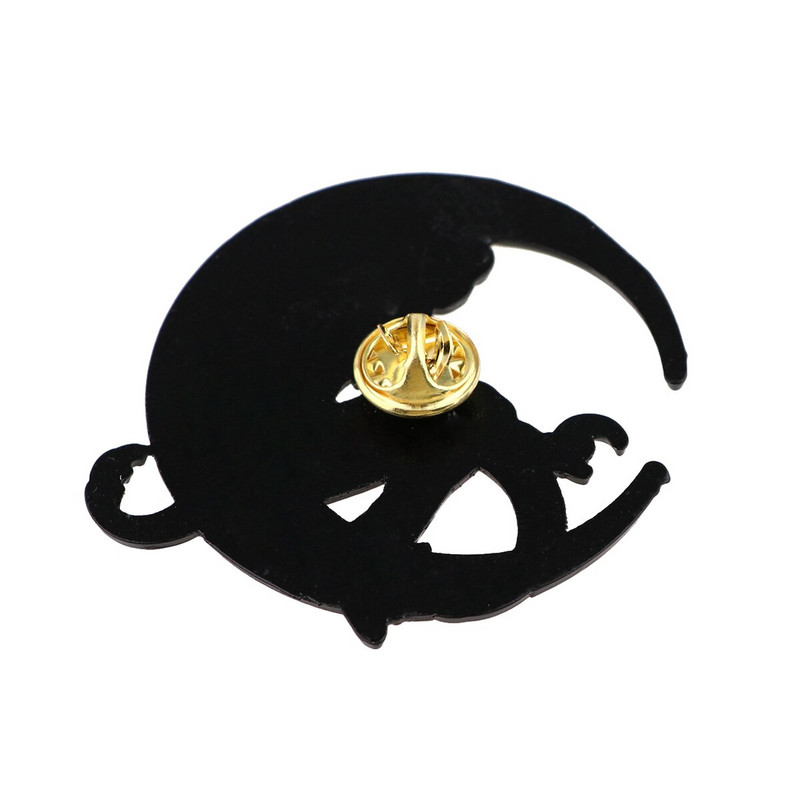 AD1957 Kawaii Girl Drăguț Amuzant Creativ Animație Metal Desene Animat Email Broșă Ace insignă Ace de revere Metal Bijuterii de modă