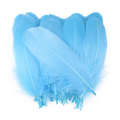 Χρωματιστές χειροτεχνίες για πάρτι Φτερά κύκνων Διακόσμηση γάμου Πλοφίο Φυσικό κόσμημα με φτερό λευκό χήνας Κατασκευή DIY Αξεσουάρ σπιτιού 13-18 εκ.