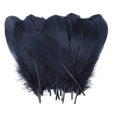 Χρωματιστές χειροτεχνίες για πάρτι Φτερά κύκνων Διακόσμηση γάμου Πλοφίο Φυσικό κόσμημα με φτερό λευκό χήνας Κατασκευή DIY Αξεσουάρ σπιτιού 13-18 εκ.