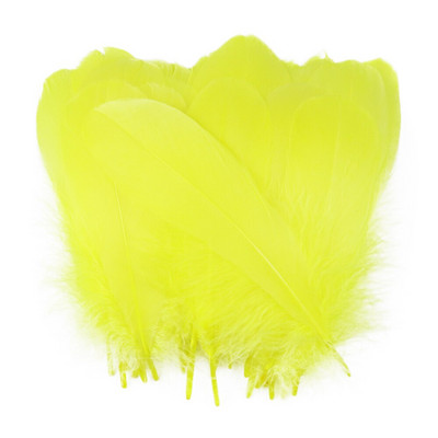 Χρωματιστές χειροτεχνίες για πάρτι Φτερά κύκνων Διακόσμηση γάμου Πλοφίο Φυσικό κόσμημα με φτερό λευκό χήνας Κατασκευή DIY Αξεσουάρ σπιτιού 13-18 εκ.