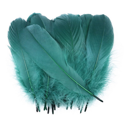 Χρωματιστές χειροτεχνίες για πάρτι Φτερά κύκνων Διακόσμηση γάμου Πλοφίο Φυσικό κόσμημα με φτερό λευκό χήνας Κατασκευή DIY Αξεσουάρ σπιτιού 13-18 εκ.