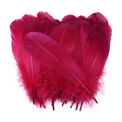 Χρωματιστές χειροτεχνίες για πάρτι Φτερά κύκνων Διακόσμηση γάμου Πλοφίο Φυσικό κόσμημα με φτερό λευκό χήνας Κατασκευή DIY Αξεσουάρ σπιτιού 13-18 εκ.