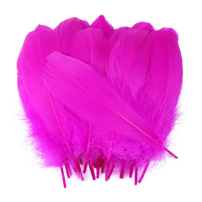 Χρωματιστές χειροτεχνίες για πάρτι Φτερά κύκνων Διακόσμηση γάμου Πλοφίο Φυσικό κόσμημα με φτερό λευκό χήνας Κατασκευή DIY Αξεσουάρ σπιτιού 13-18 εκ.