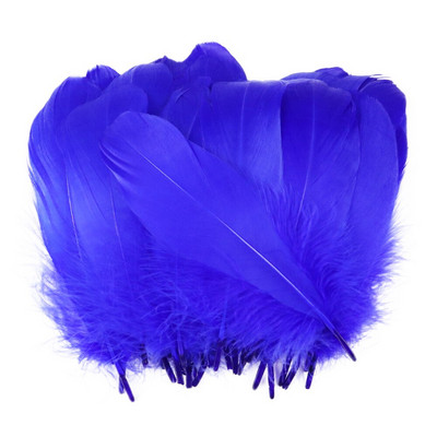 Χρωματιστές χειροτεχνίες για πάρτι Φτερά κύκνων Διακόσμηση γάμου Πλοφίο Φυσικό κόσμημα με φτερό λευκό χήνας Κατασκευή DIY Αξεσουάρ σπιτιού 13-18 εκ.