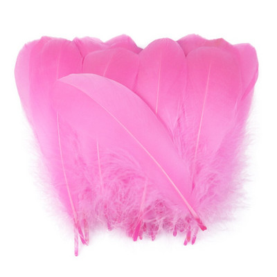 Χρωματιστές χειροτεχνίες για πάρτι Φτερά κύκνων Διακόσμηση γάμου Πλοφίο Φυσικό κόσμημα με φτερό λευκό χήνας Κατασκευή DIY Αξεσουάρ σπιτιού 13-18 εκ.