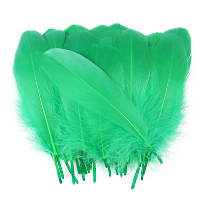 Χρωματιστές χειροτεχνίες για πάρτι Φτερά κύκνων Διακόσμηση γάμου Πλοφίο Φυσικό κόσμημα με φτερό λευκό χήνας Κατασκευή DIY Αξεσουάρ σπιτιού 13-18 εκ.