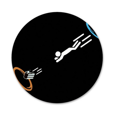 Portal 2 Odznak Brošňa Špendlíky Doplnky Na Oblečenie Batoh Dekorácia Darček 58mm