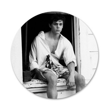 Evan Peters coque черна значка Брошка Аксесоари за игли за дрехи Раница Декорация подарък 58 мм