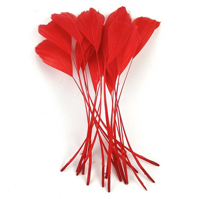 20 buc. pene roșii de fazan pentru apărătoare de vise, decorațiuni de gâscă, curcan, pene de struț, accesorii de nuntă, creație de bijuterii
