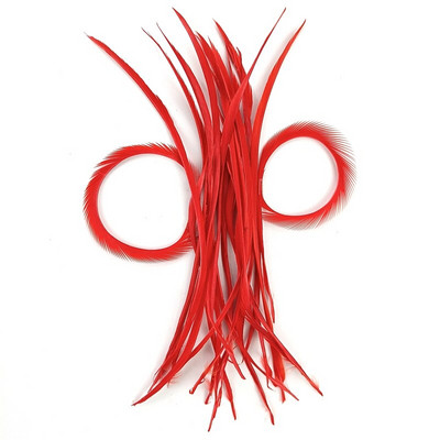 20 buc. pene roșii de fazan pentru apărătoare de vise, decorațiuni de gâscă, curcan, pene de struț, accesorii de nuntă, creație de bijuterii