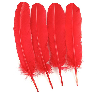 20 buc. pene roșii de fazan pentru apărătoare de vise, decorațiuni de gâscă, curcan, pene de struț, accesorii de nuntă, creație de bijuterii