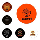 58 мм Jagermeister лого Икони Щифтове Декорация на значки Брошки Метални значки за декорация на раница
