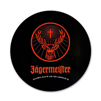 58 мм Jagermeister лого Икони Щифтове Декорация на значки Брошки Метални значки за декорация на раница