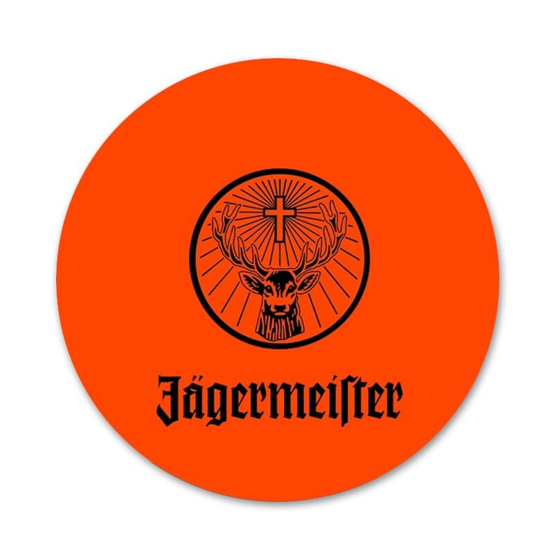 58 мм Jagermeister лого Икони Щифтове Декорация на значки Брошки Метални значки за декорация на раница
