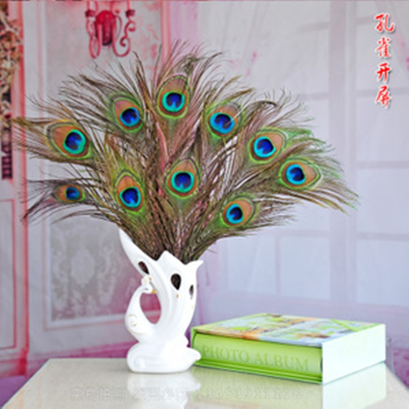 Aukštos kokybės povo plunksnos, 25-32 cm / 40-50 cm ilgio, gražios natūralios povo plunksnos, „Pasidaryk pats“ papuošalų dekoravimo aksesuarai