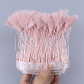 2 metri piele roz de curcan pene tăiate franjuri DIY haine de nuntă Decorare rochie de carnaval Accesorii de cusut Pene Artizanat