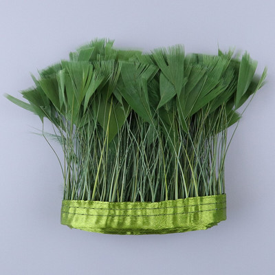 2 metri piele roz de curcan pene tăiate franjuri DIY haine de nuntă Decorare rochie de carnaval Accesorii de cusut Pene Artizanat