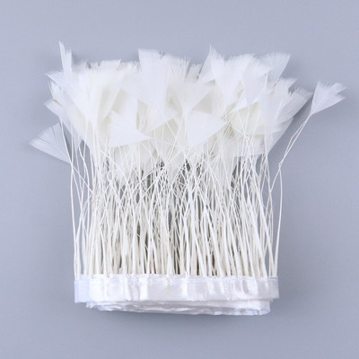 2 metri piele roz de curcan pene tăiate franjuri DIY haine de nuntă Decorare rochie de carnaval Accesorii de cusut Pene Artizanat