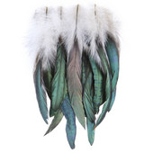 50 buc/lot pene de cocoș de culoare naturală 6-8 inchi/15-20 CM pene de pui de fazan pentru artizanat, bijuterii, fabricarea cerceilor