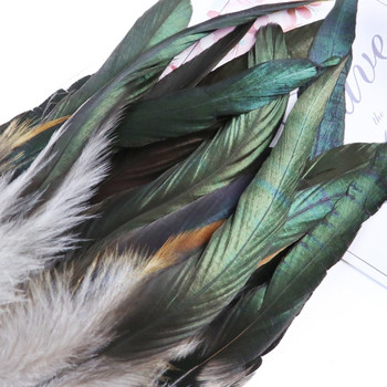 50 τεμ./Παρτίδα Φυσικό Χρώμα Φτερά κόκορα 6-8 ιντσών/15-20 εκ. Φτερό κοτόπουλου φασιανού για χειροτεχνία Σκουλαρίκια κοσμημάτων Κατασκευή λοφίων