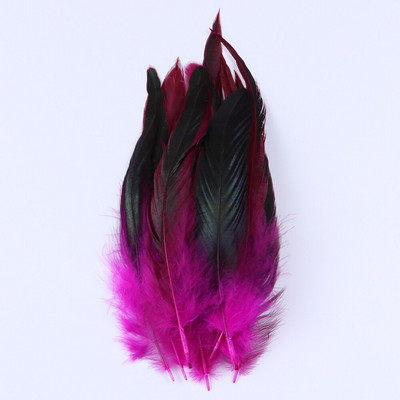 50 buc/lot pene de cocoș de culoare naturală 6-8 inchi/15-20 CM pene de pui de fazan pentru artizanat, bijuterii, fabricarea cerceilor