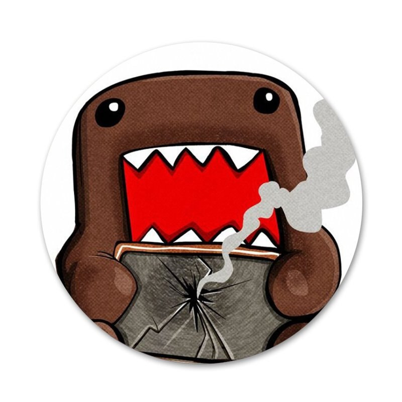Domo Kun odznak brošňa špendlíky doplnky na oblečenie batoh dekorácia darček 58mm