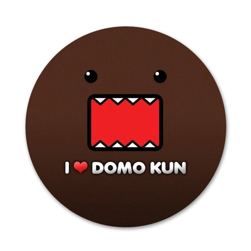 Domo Kun odznak brošňa špendlíky doplnky na oblečenie batoh dekorácia darček 58mm