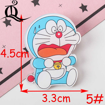 1 ΤΕΜ καυτές ακρυλικές καρφίτσες Cartoon Doraemon Tribe Mix Καρφίτσες Τσάντα πλάτης Φοιτητικά Ρούχα Καρφίτσες Καρφίτσες Τσάντα Διακόσμηση Σήματα Καρφίτσας Z49