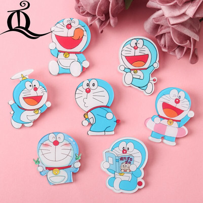 1 ΤΕΜ καυτές ακρυλικές καρφίτσες Cartoon Doraemon Tribe Mix Καρφίτσες Τσάντα πλάτης Φοιτητικά Ρούχα Καρφίτσες Καρφίτσες Τσάντα Διακόσμηση Σήματα Καρφίτσας Z49