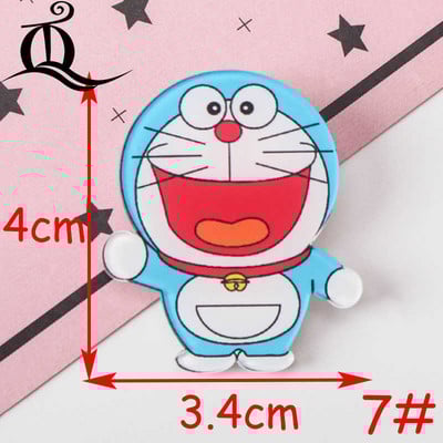 1 ΤΕΜ καυτές ακρυλικές καρφίτσες Cartoon Doraemon Tribe Mix Καρφίτσες Τσάντα πλάτης Φοιτητικά Ρούχα Καρφίτσες Καρφίτσες Τσάντα Διακόσμηση Σήματα Καρφίτσας Z49
