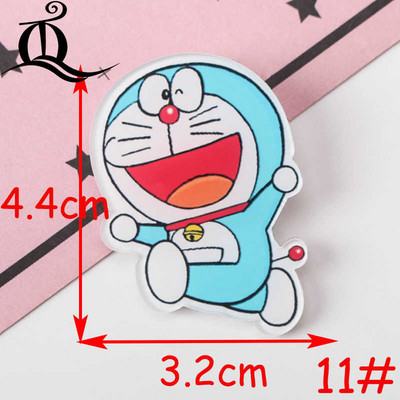 1 ΤΕΜ καυτές ακρυλικές καρφίτσες Cartoon Doraemon Tribe Mix Καρφίτσες Τσάντα πλάτης Φοιτητικά Ρούχα Καρφίτσες Καρφίτσες Τσάντα Διακόσμηση Σήματα Καρφίτσας Z49