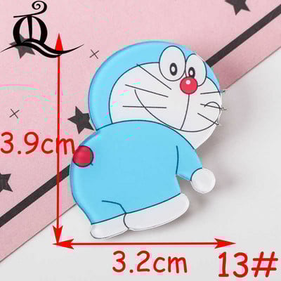 1 ΤΕΜ καυτές ακρυλικές καρφίτσες Cartoon Doraemon Tribe Mix Καρφίτσες Τσάντα πλάτης Φοιτητικά Ρούχα Καρφίτσες Καρφίτσες Τσάντα Διακόσμηση Σήματα Καρφίτσας Z49