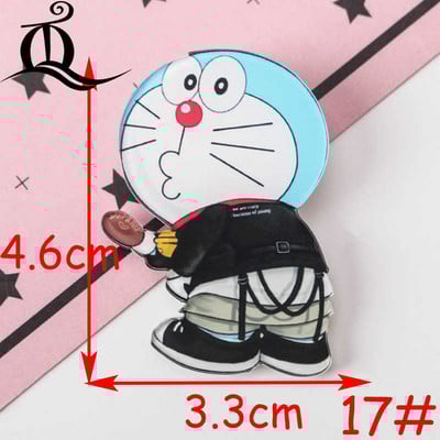 1 ΤΕΜ καυτές ακρυλικές καρφίτσες Cartoon Doraemon Tribe Mix Καρφίτσες Τσάντα πλάτης Φοιτητικά Ρούχα Καρφίτσες Καρφίτσες Τσάντα Διακόσμηση Σήματα Καρφίτσας Z49