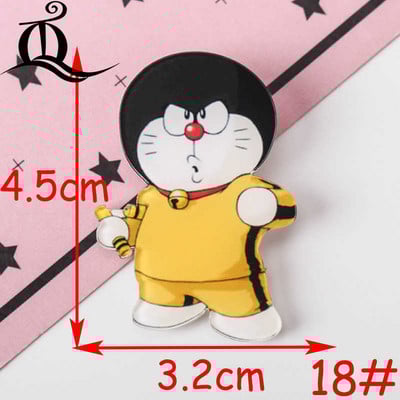 1 ΤΕΜ καυτές ακρυλικές καρφίτσες Cartoon Doraemon Tribe Mix Καρφίτσες Τσάντα πλάτης Φοιτητικά Ρούχα Καρφίτσες Καρφίτσες Τσάντα Διακόσμηση Σήματα Καρφίτσας Z49