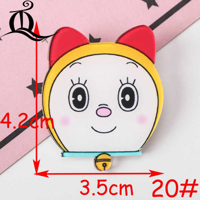 1 ΤΕΜ καυτές ακρυλικές καρφίτσες Cartoon Doraemon Tribe Mix Καρφίτσες Τσάντα πλάτης Φοιτητικά Ρούχα Καρφίτσες Καρφίτσες Τσάντα Διακόσμηση Σήματα Καρφίτσας Z49